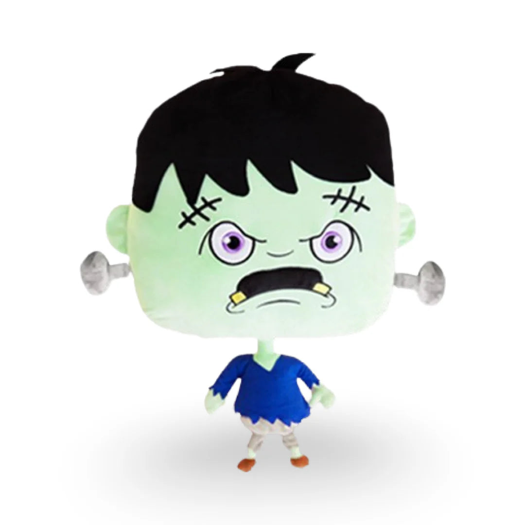 Pastel Frankenstein Halloween Plush Pillow