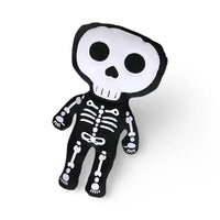 12" Skeleton Plush Halloween Pillow