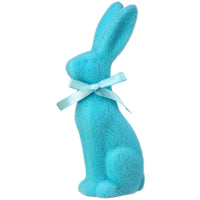 Terracotta Flocked Bunny Easter Spring Decor