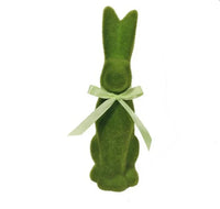 Terracotta Flocked Bunny Easter Spring Decor