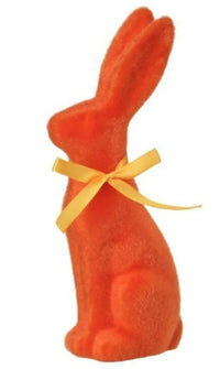 Terracotta Flocked Bunny Easter Spring Decor