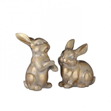 Golden Resin Bunny Assorted
