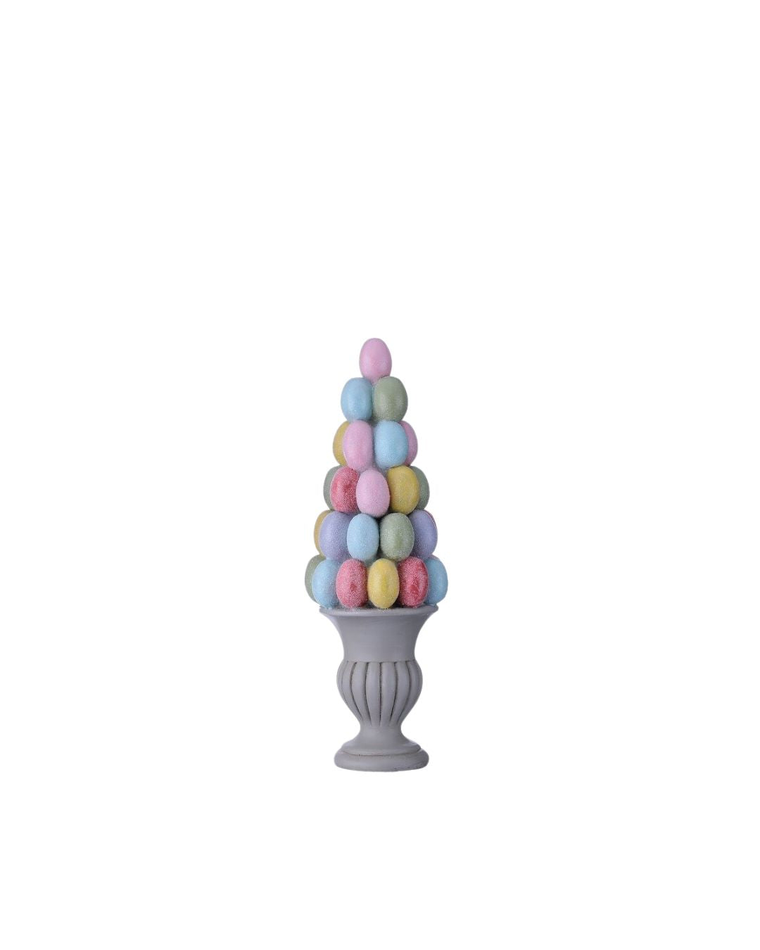 11" Sugared Easter Egg Tree with Pot Small