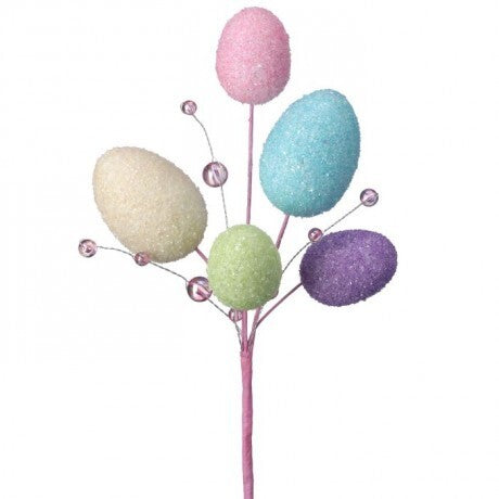 16" Styro With Beaded Easter Egg Pick