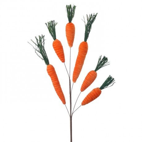 31" Velvet Carrot Spray