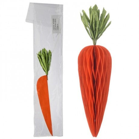 11" Paper Folded Carrot