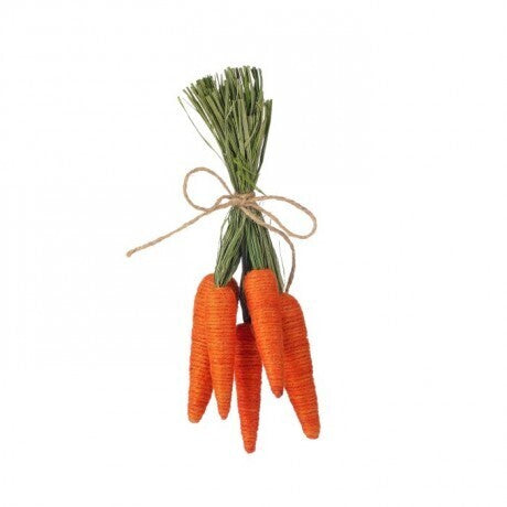 14" Jute Carrot Bunch