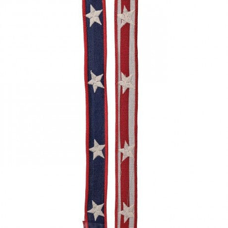 1"X10" Americana Star Ribbon