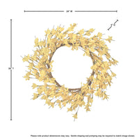 24" Forsythia Wreath