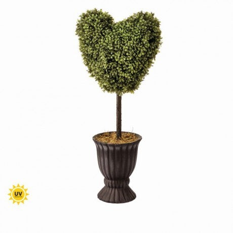 30" Spring Boxwood UV HeartnPot