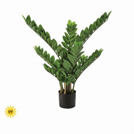 31" Green UV ZZ Plant With Pot