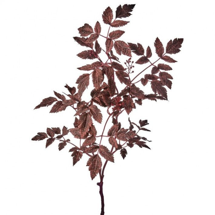 31" Ruscus Ramosa Autumn Leaf Spray with Berry