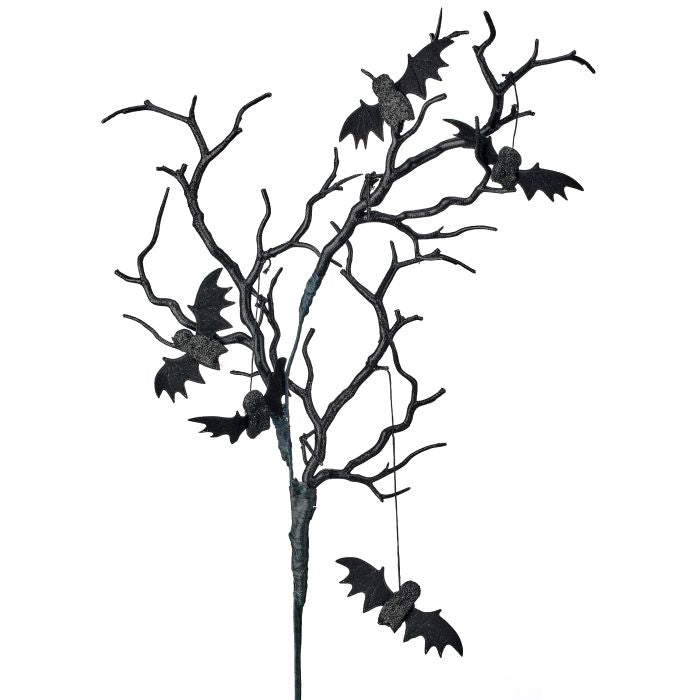 22" Black Branch with Bats