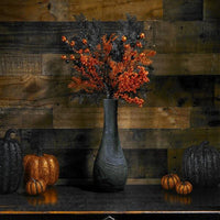 24" Black/Orange Spooky Glitter Spray
