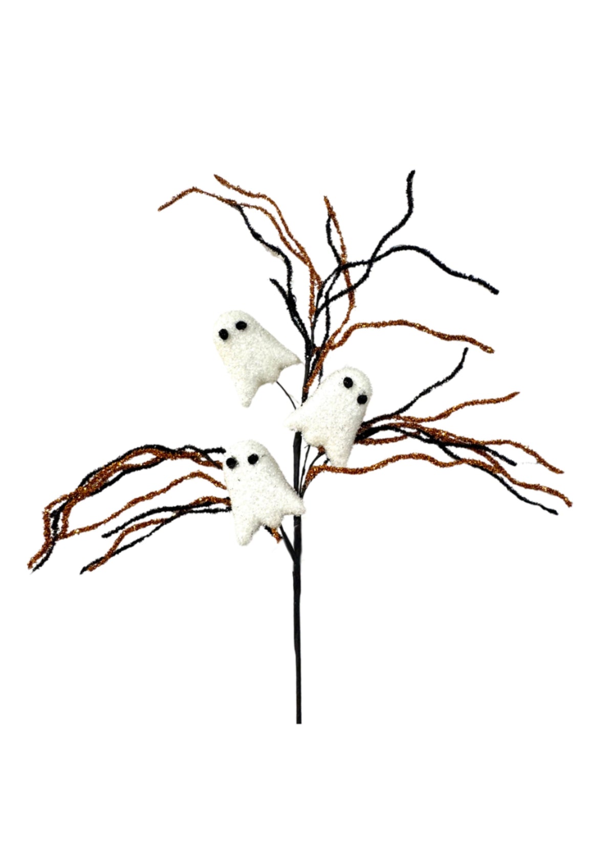 32" Halloween Ghost Tinsel Spray
