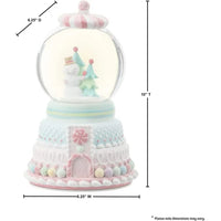 Candy Snowman Water Globe with Music