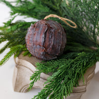 Tree Bark Brown Ornament