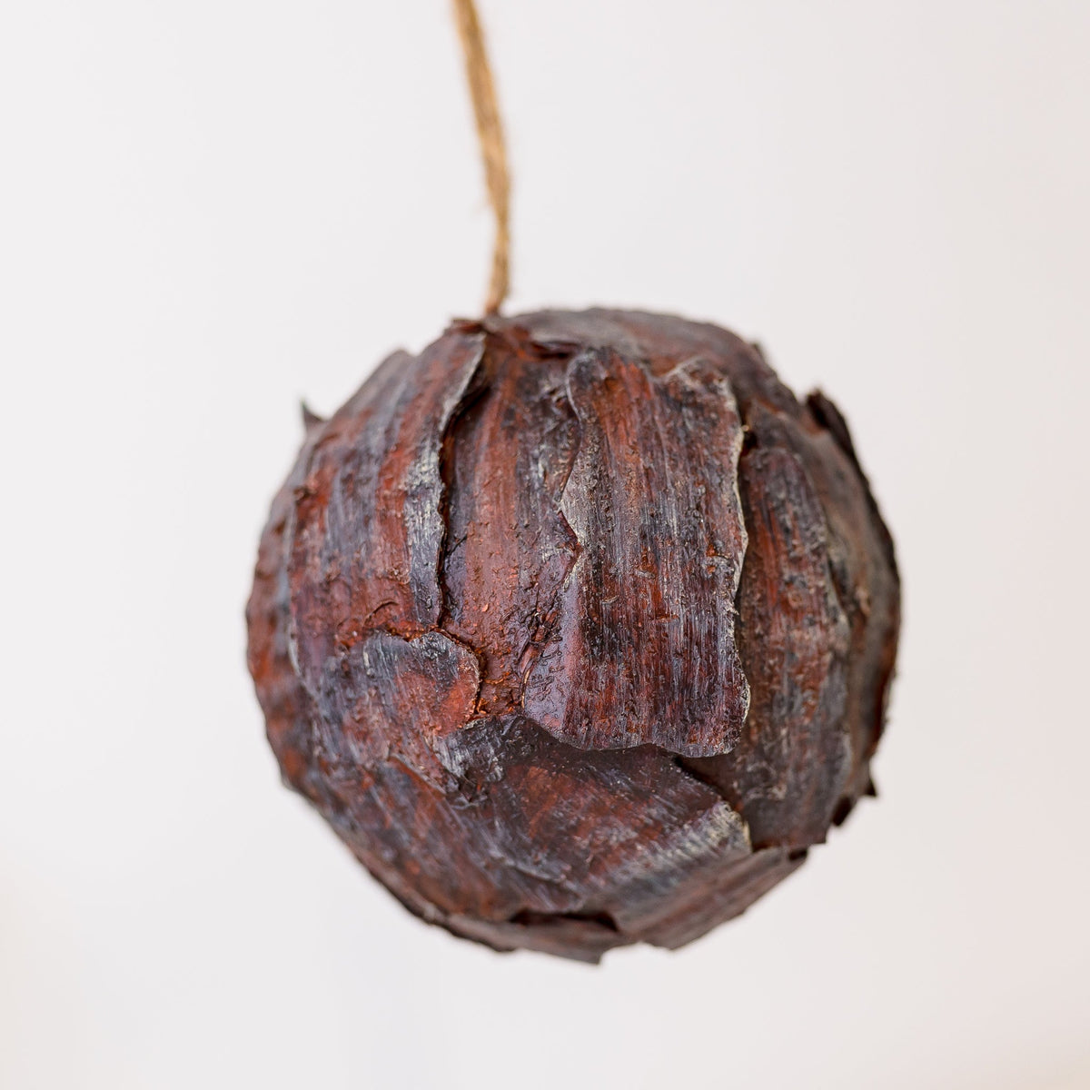 Tree Bark Brown Ornament