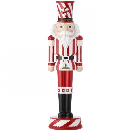 13" Peppermint Nutcracker