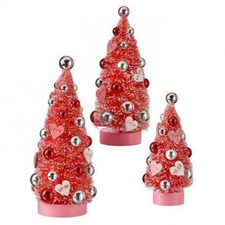 Sisel Love Valentine Tree Set of 3