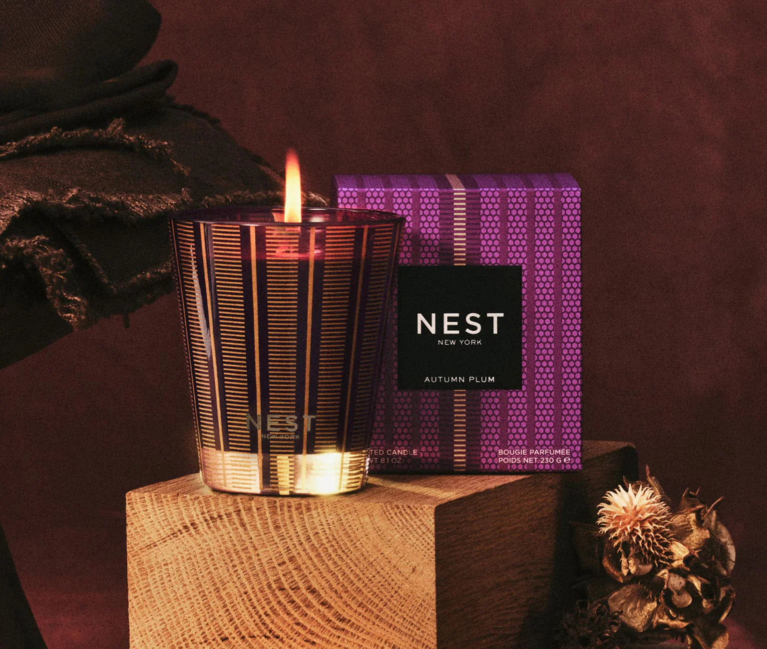 Autumn Plum Classic Candle - Thumbnail 3