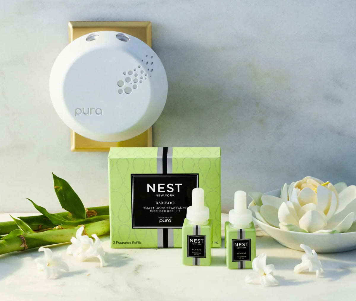 Bamboo - Duo Nest x Pura Diffuser Refill