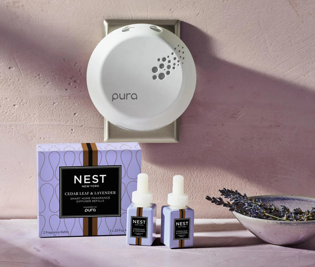 Cedar Leaf & Lavender - Duo Nest x Pura Diffuser Refill