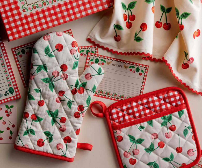 Cherries Oven Mitt