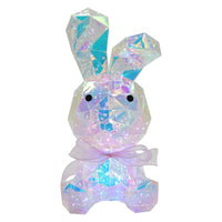 16" Led Holographic  Sitting Bunny