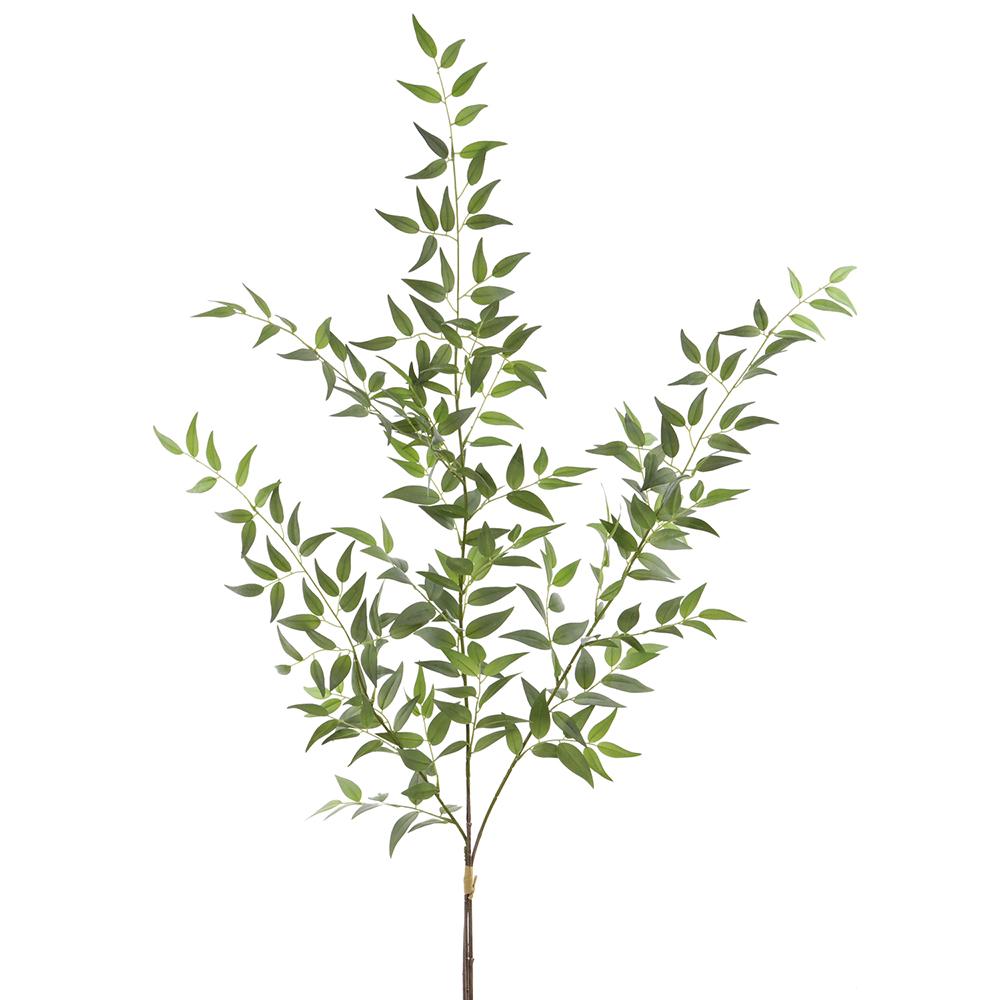 49" Green Gray Italian Ruscus Bundle