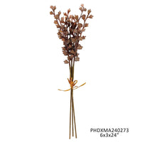 24" Metallic/Bronze Eucalyptus Pod Stem