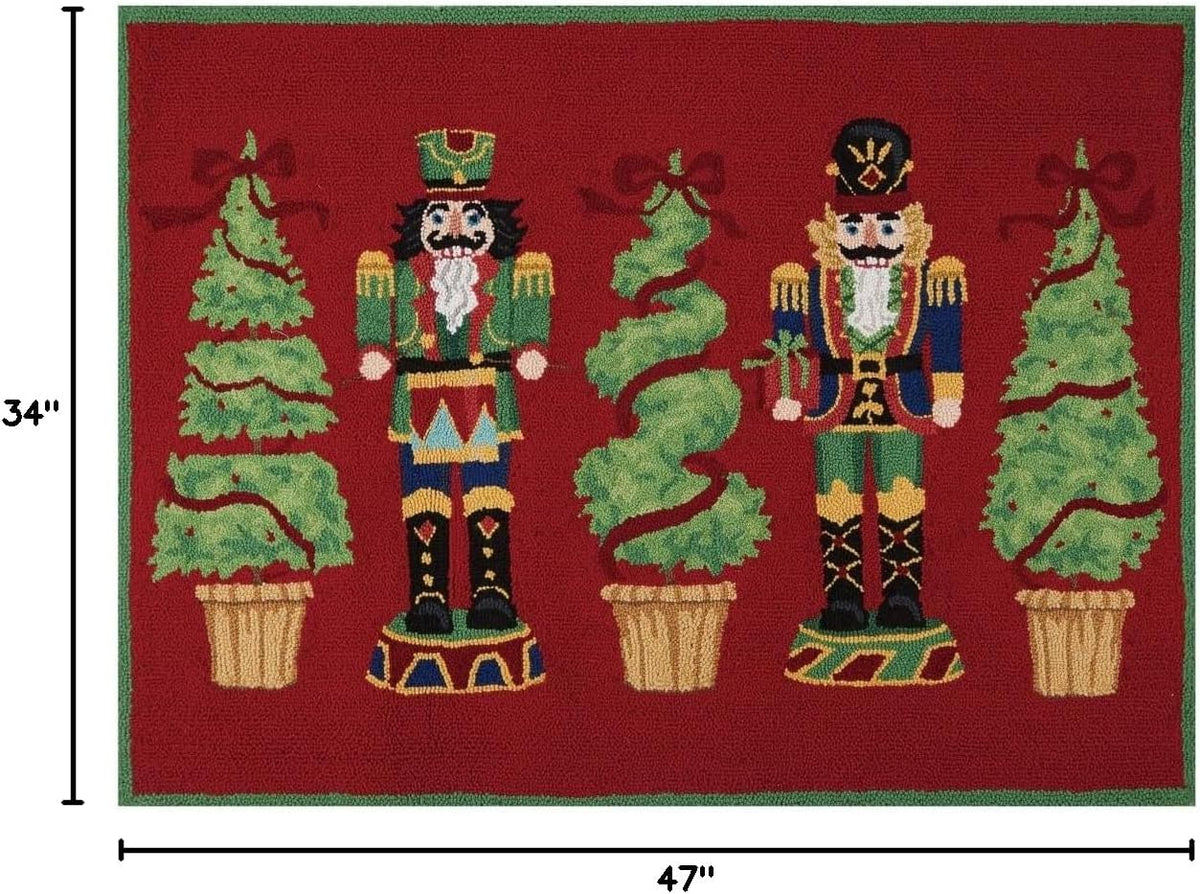 Rug Nutcracker Hooked 24X42"