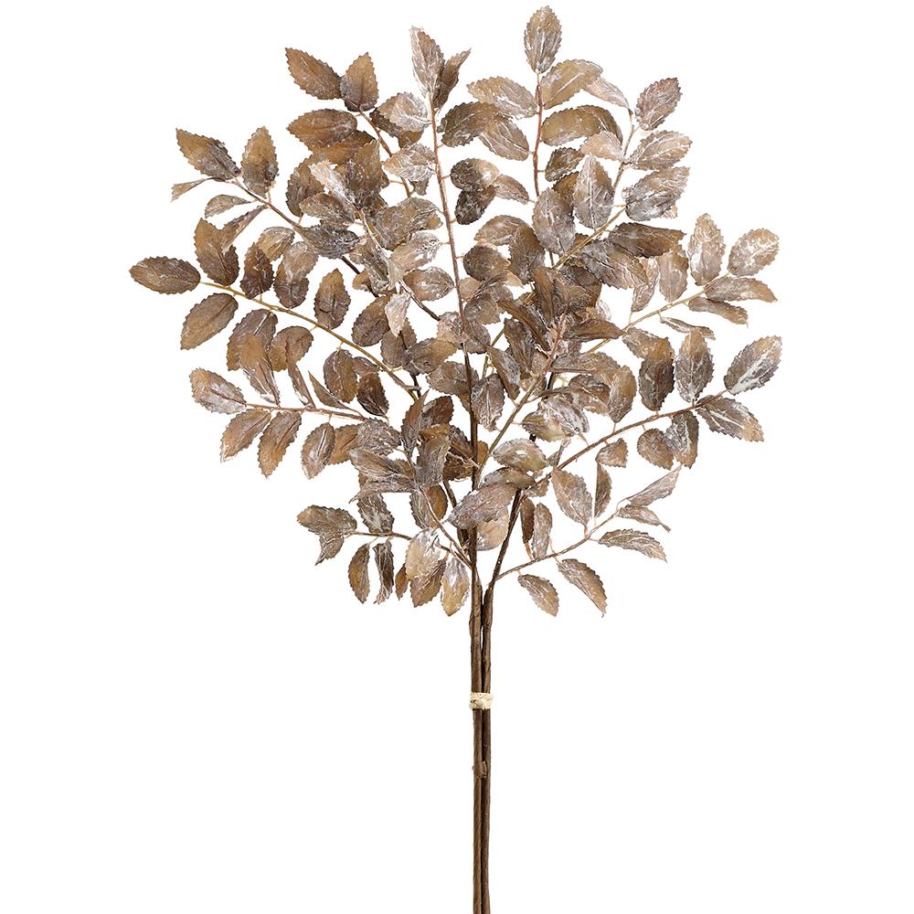 20.5" Mini Leaf Bundle x3  Green