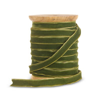 0.5"X10 Yard, Green/Gold Ribbon On Spool