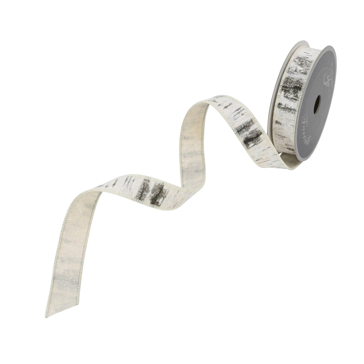 1"X10 Yard, White Birch Natural Ribbon