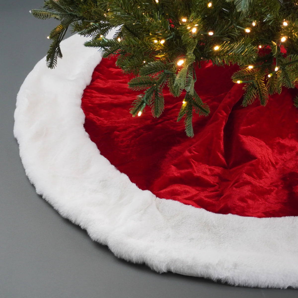 Treeskirt Santa Red/White 60"