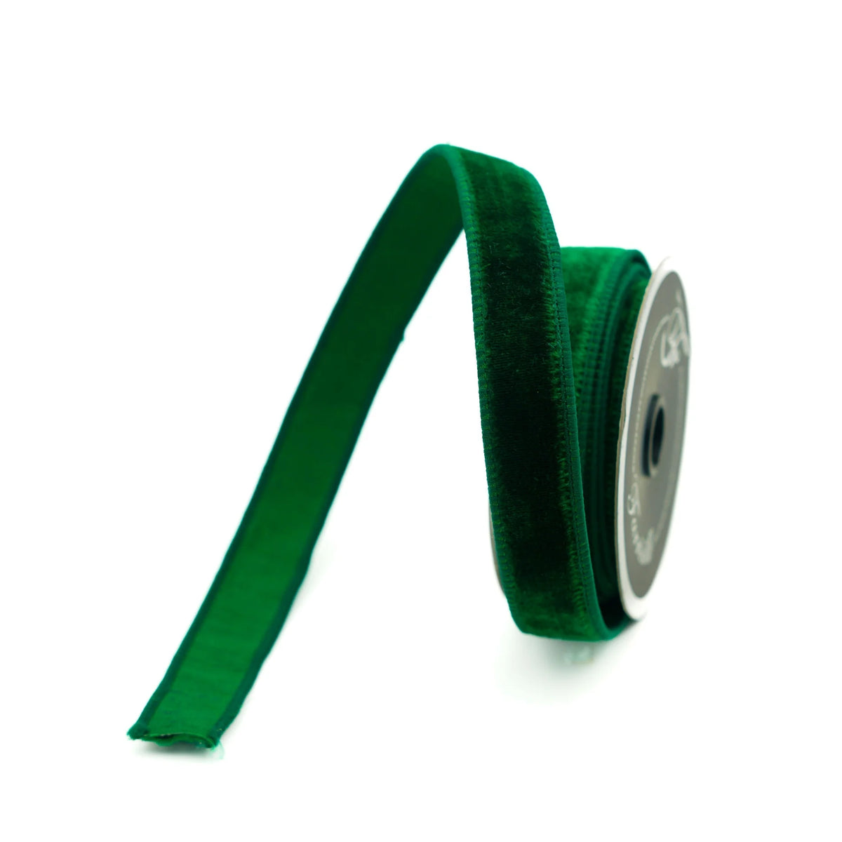1"X10Yd Emerald Velvet Ribbon