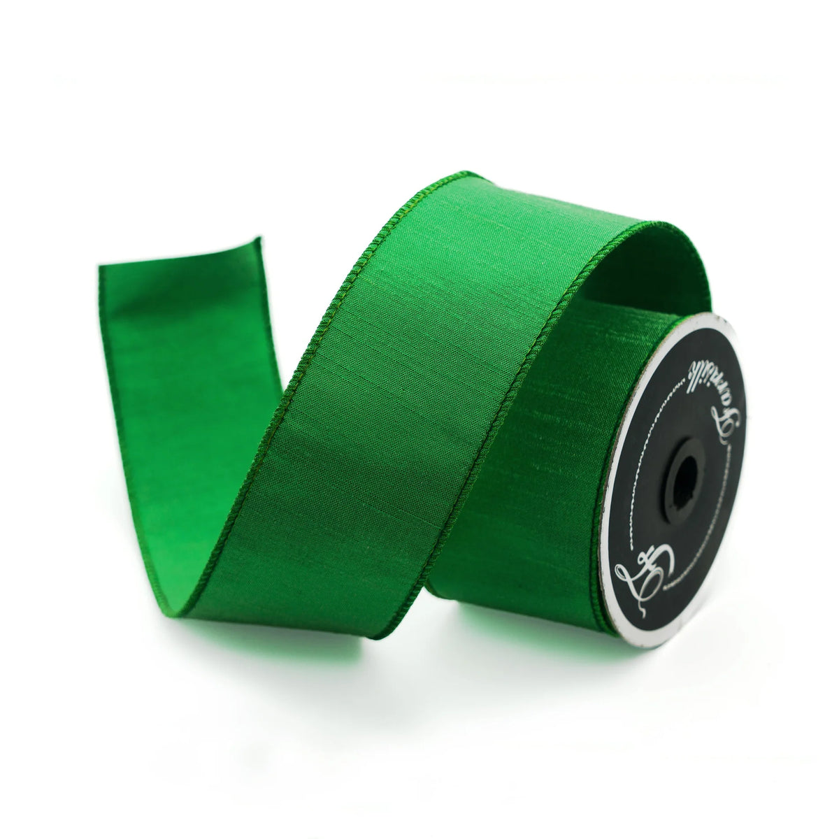 2.5"X10 Yard,  Lime Luster Ribbon