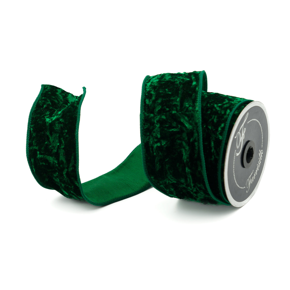 Emerald Velvet Crush Ribbon