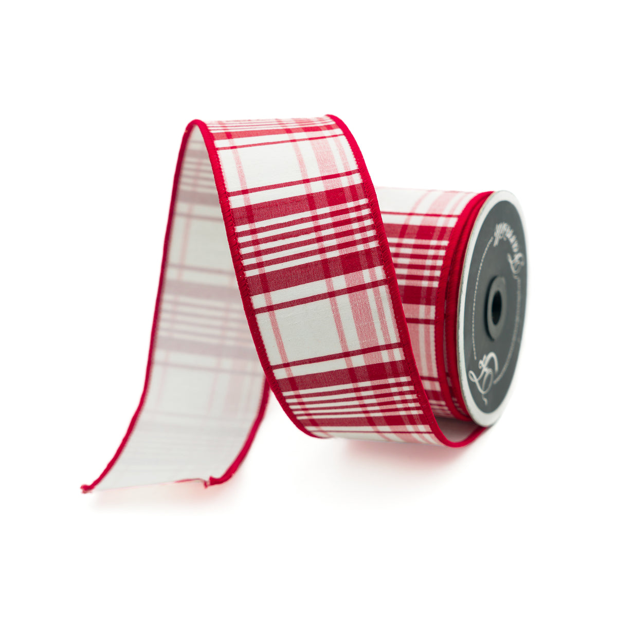 Red Julian Plaid Ribbon