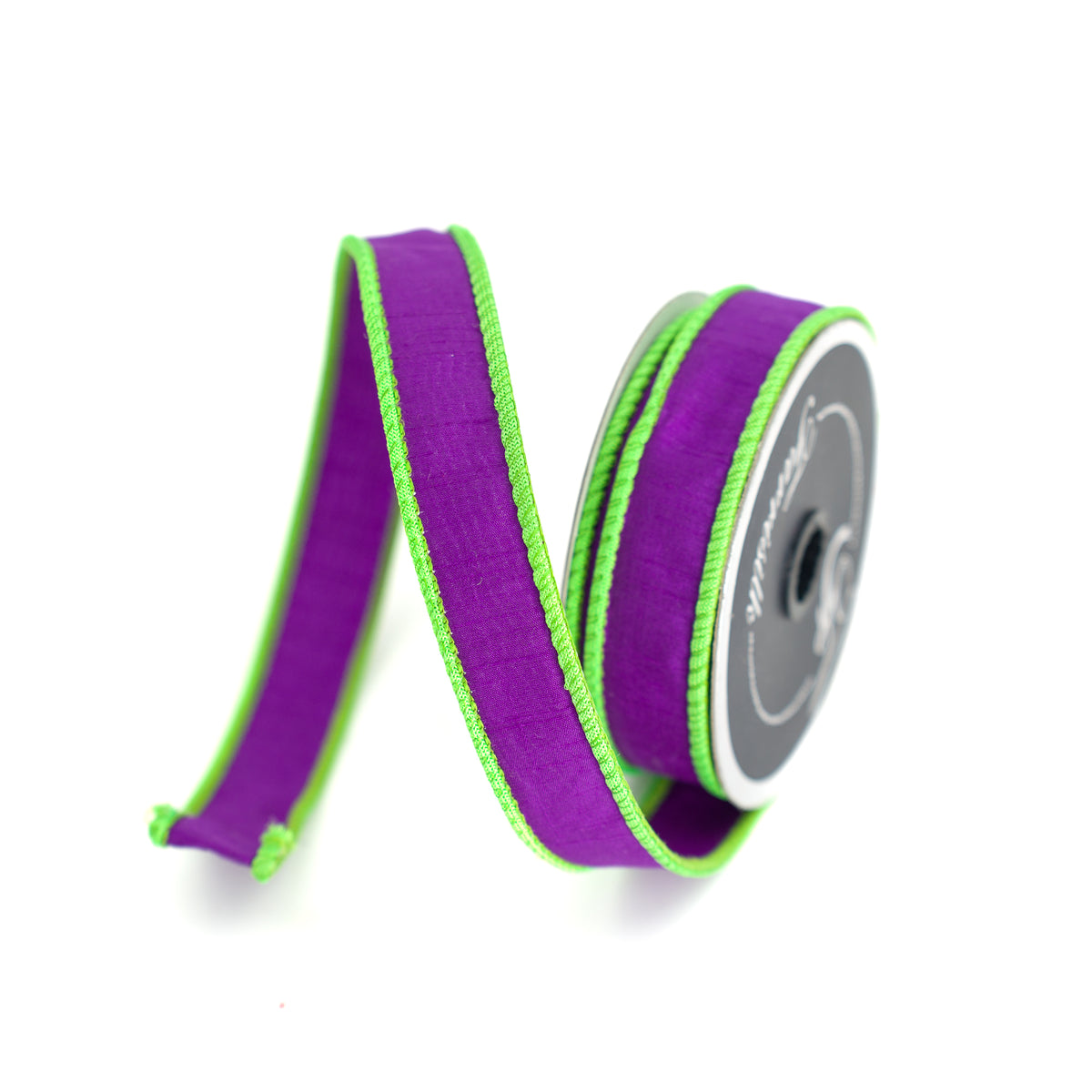 Purple/Lime Halloween Cord Ribbon