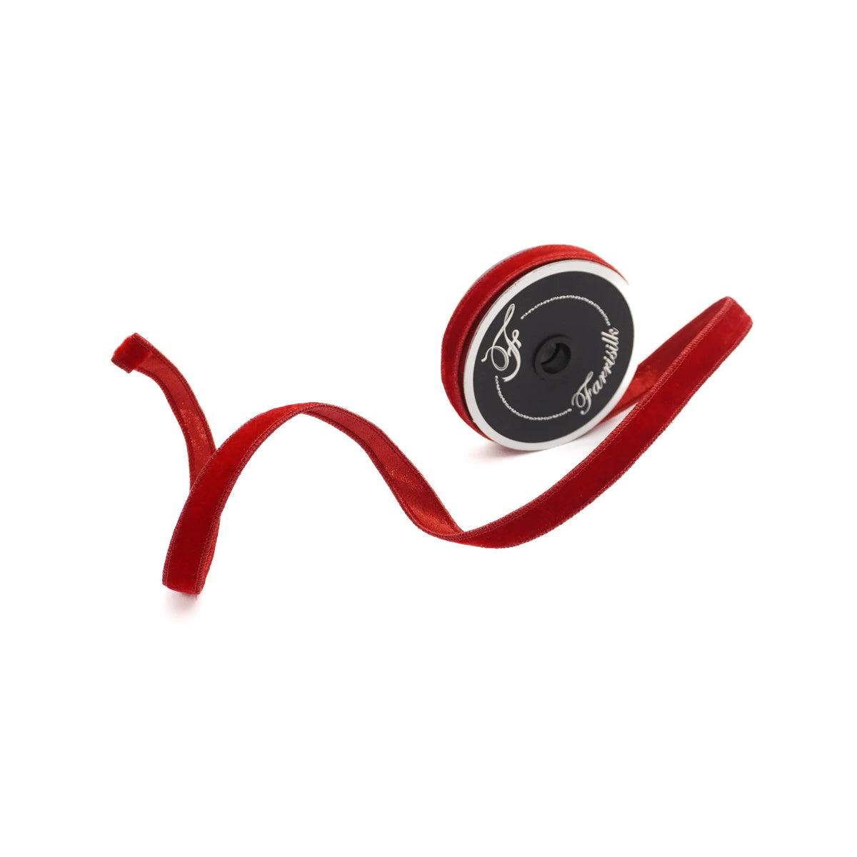 3/4"X10Yd Red Velvet Luster Ribbon