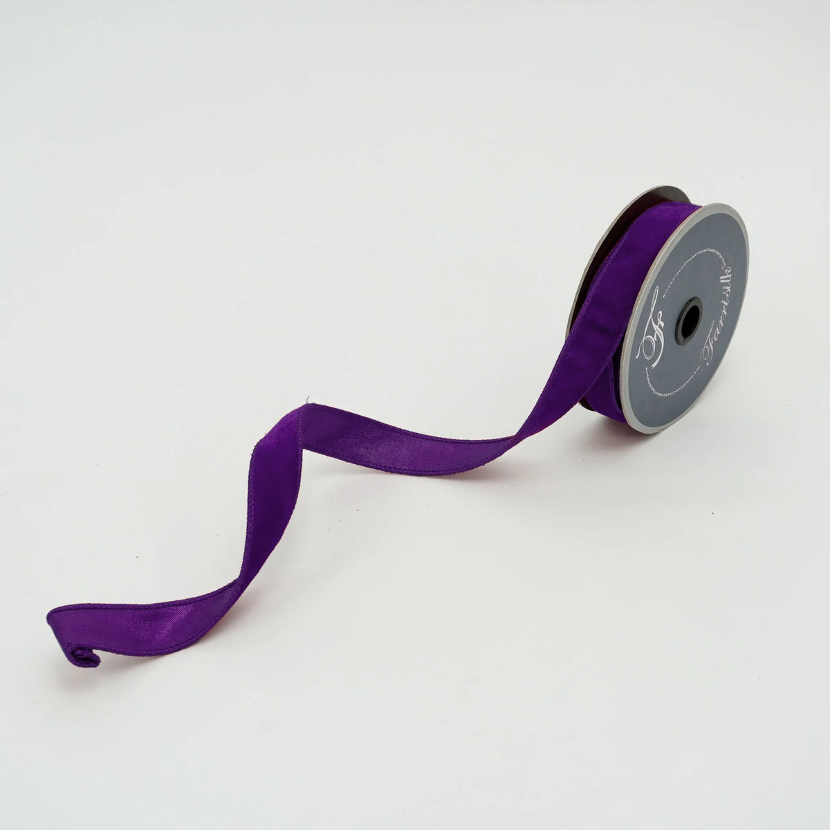 3/4"X10Yd Purple Velvet Luster Ribbon