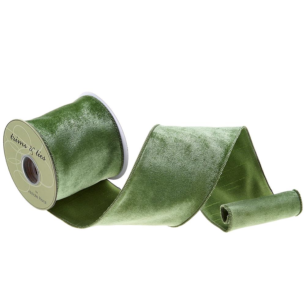 Green Velvet Ribbon