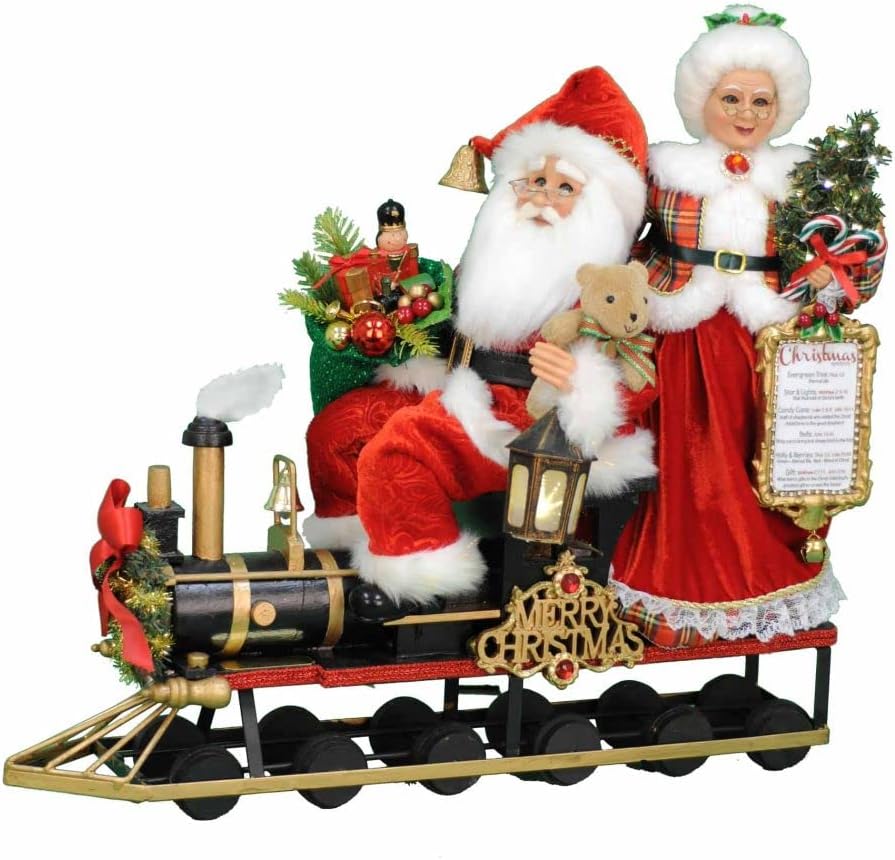 Mr/Mrs. Claus In Train - Karen Didion