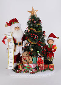 Lighted Christmas Presents Santa - Karen Didion