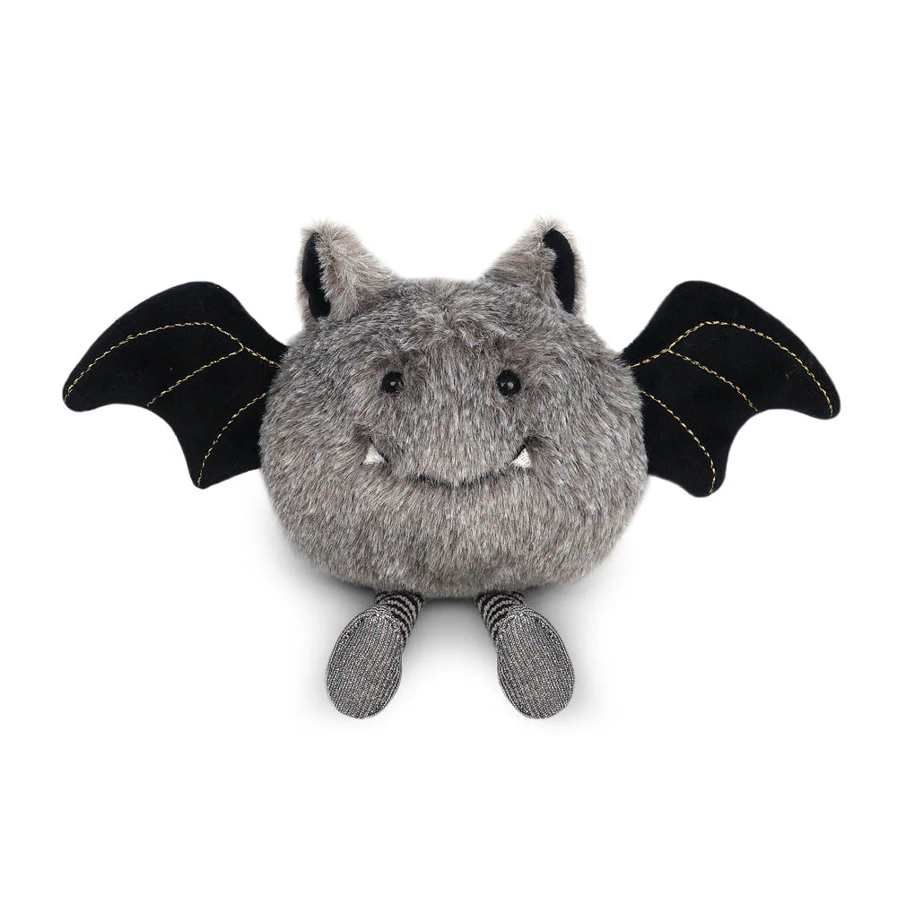Gray Spooky Bat Halloween Stuffed Doll