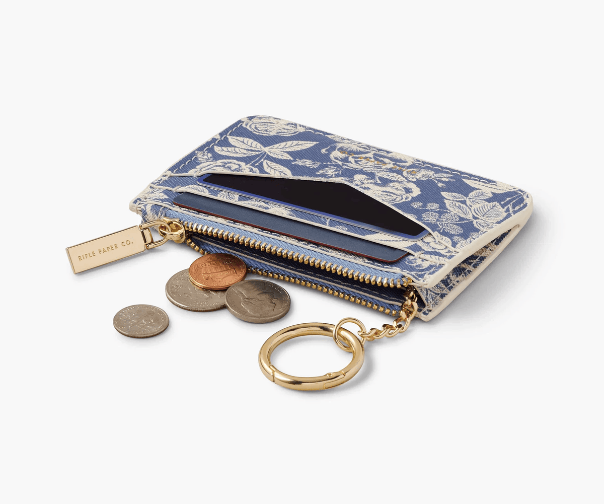 English Rose Card Case/Key Ring