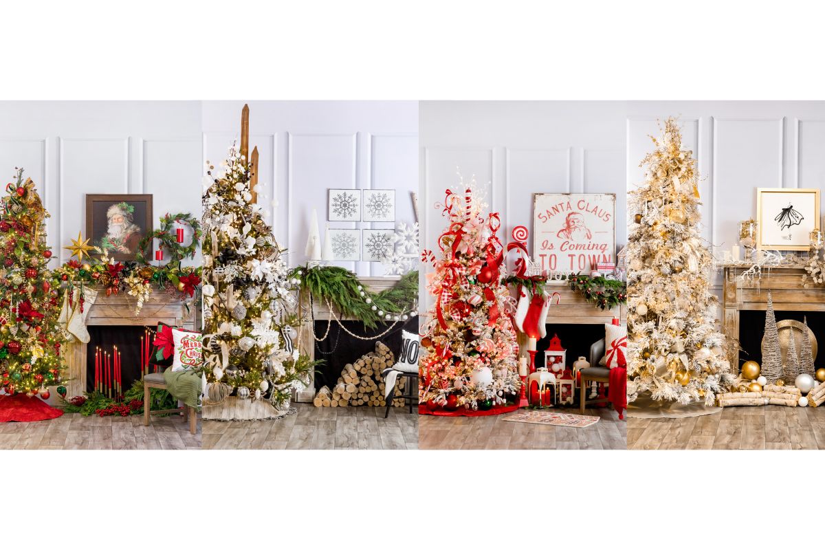 Three-Bow Tree Topper  Commercial Christmas Supply - Commercial Christmas  Decorations for Indoor and Outdoor Display