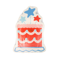 11" Summer Cake Shaped Paper Plate